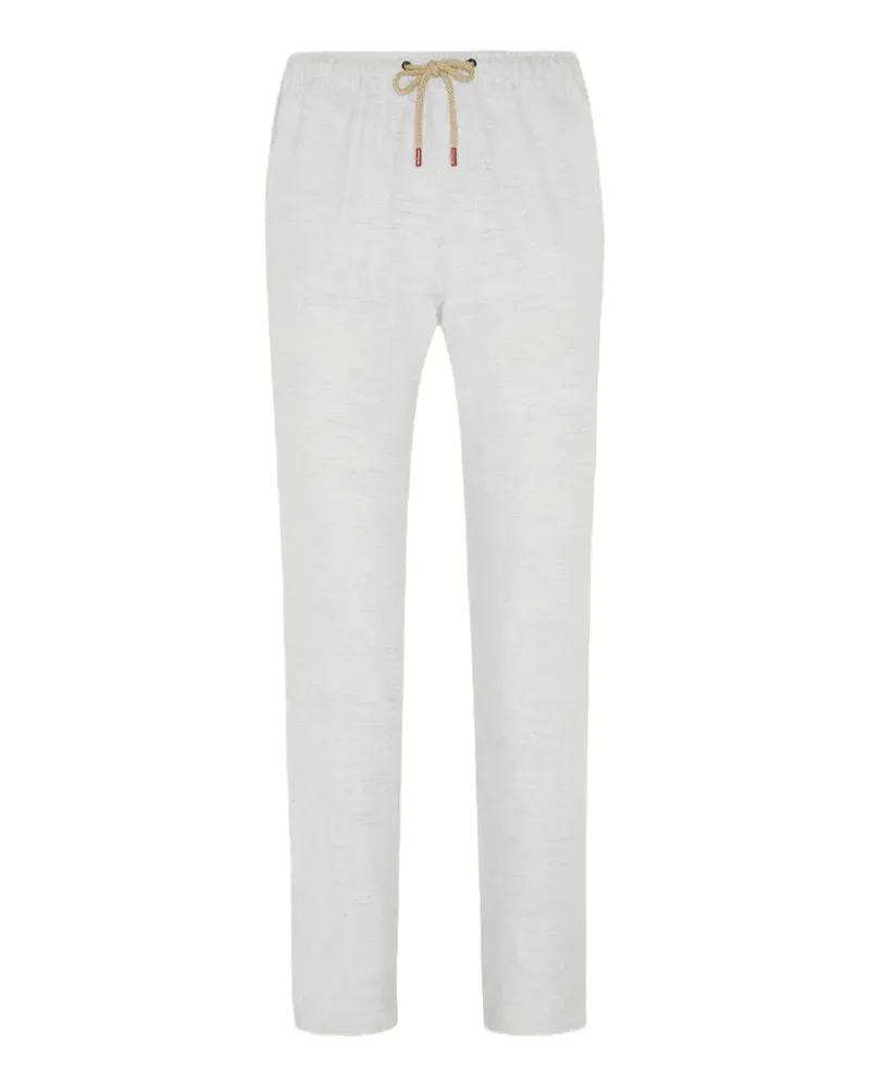 Kiton Hose mit Kordelzug - Grau Grau