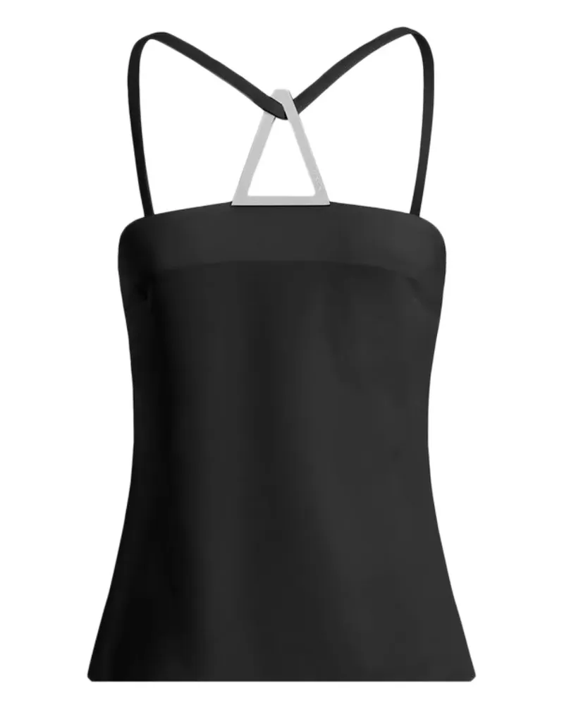 16ARLINGTON Ivia Top aus Krepp - Schwarz Schwarz