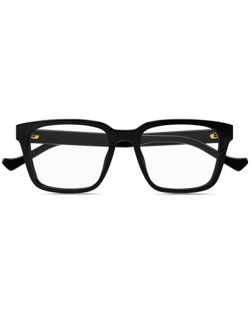 Gucci Brille mit eckigem Gestell - Schwarz Schwarz