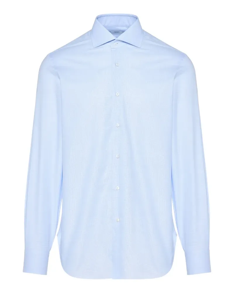 BARBA collared shirt - Blau Blau