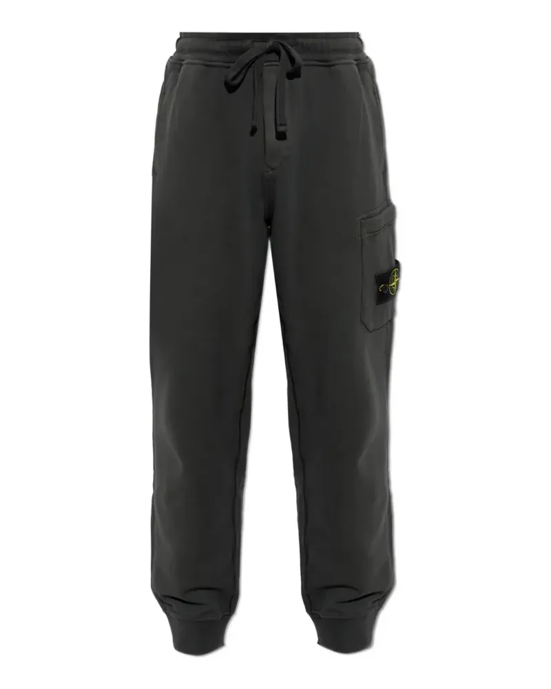 Stone Island logo-patch track pants - Grau Grau