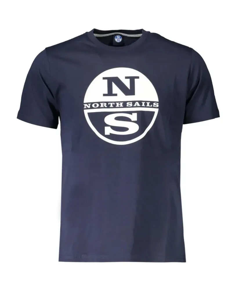 North Sails T-Shirt mit Logo-Print - Blau Blau