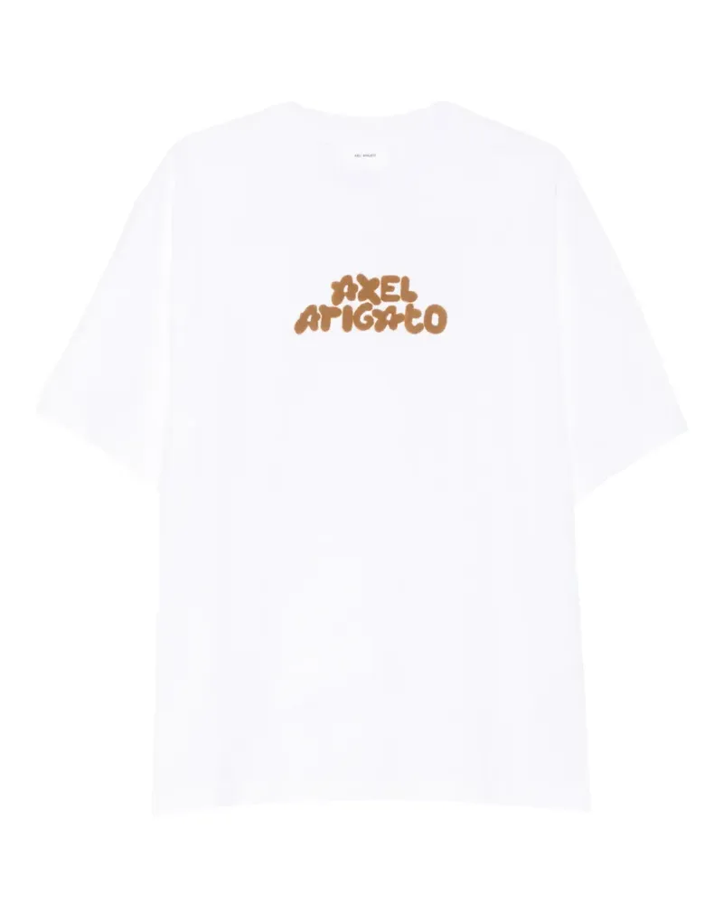 Axel Arigato T-Shirt mit Logo-Stickerei - Weiß Weiß