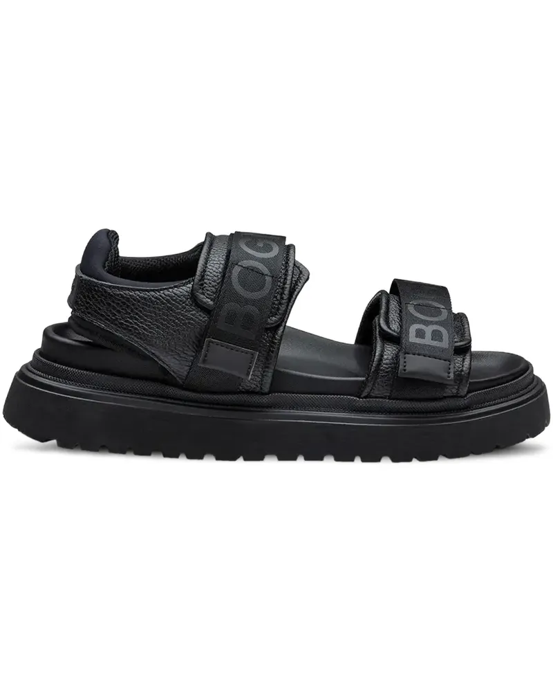 Bogner logo-straps sandals - Schwarz Schwarz