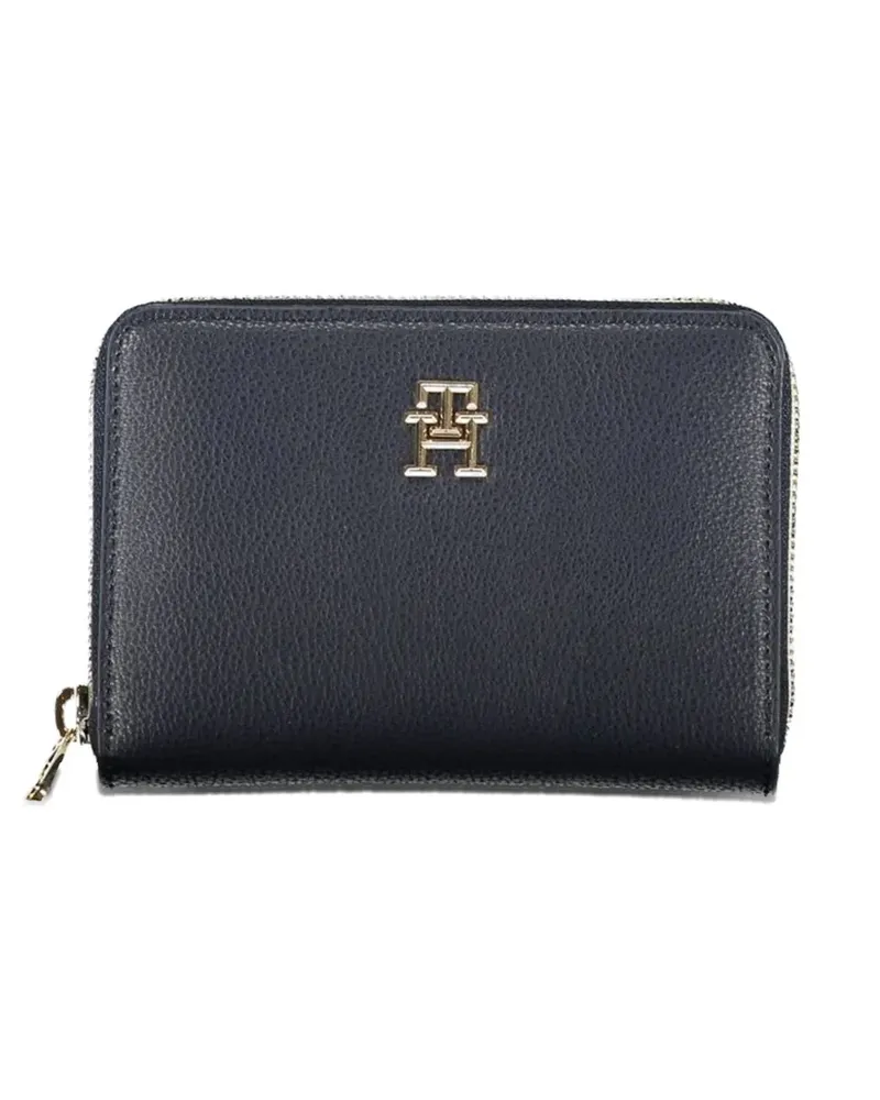 Tommy Hilfiger logo-plaque zip-around wallet - Blau Blau