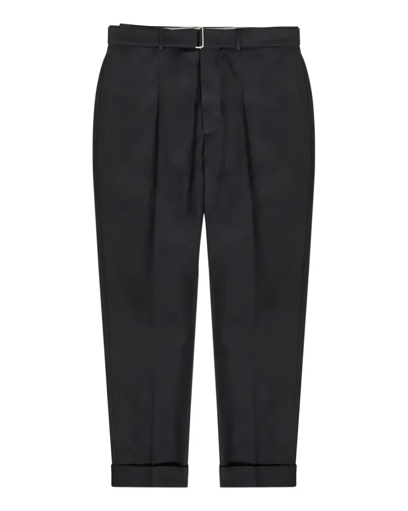 Officine Generale Hugo Hose mit Falten - Schwarz Schwarz