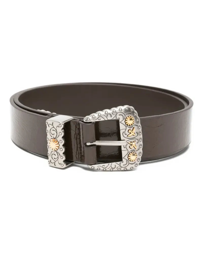 Pinko Gürtel mit Schnalle - Braun Braun