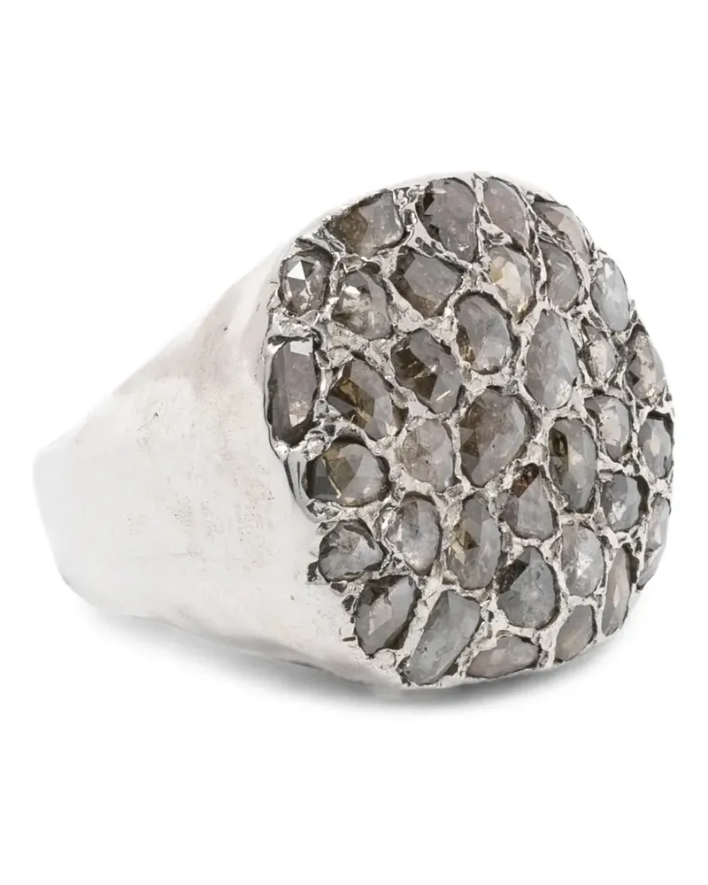 Rosa Maria Ring mit Diamanten - Silber Silber