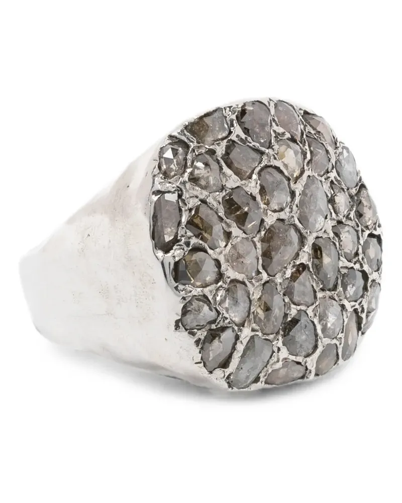 Rosa Maria diamond ring - Silber Silber