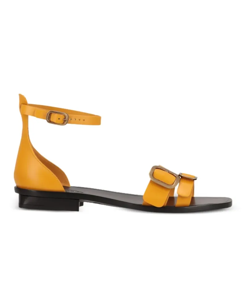 TOD'S Sandalen mit Schnallendetail - Gelb Gelb