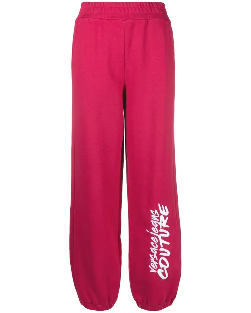 Versace Jeans Jogginghose mit Logo-Print - Rosa Rosa