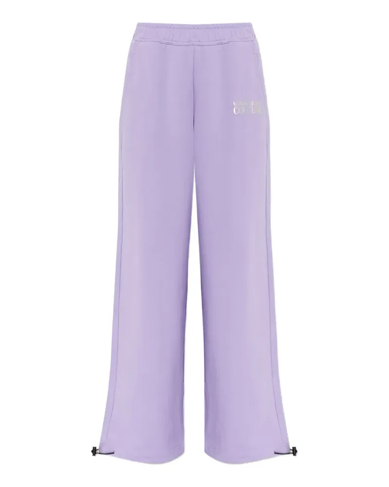 Versace Jeans logo drawstring trousers - Violett Violett
