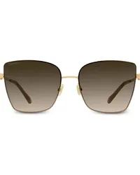 Jimmy Choo Vella Sonnenbrille Gold