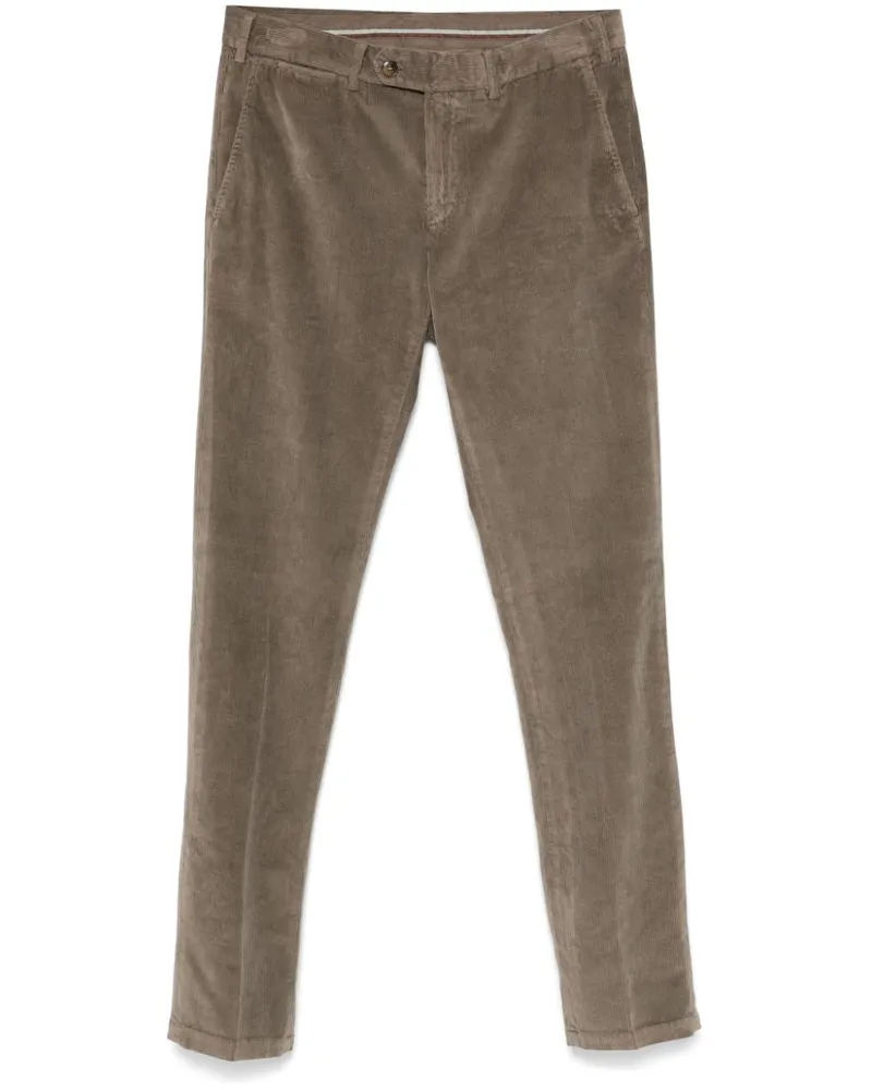 Canali Hose aus Cord - Grün Grün