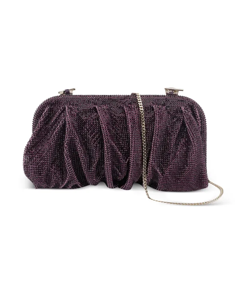Benedetta Bruzziches Venus Clutch mit Kristallen - Violett Violett