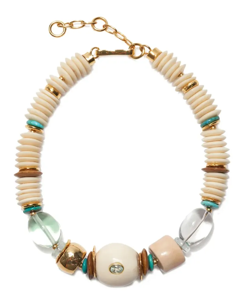 Lizzie Fortunato Coquina Halskette mit Perlen - Gold Gold