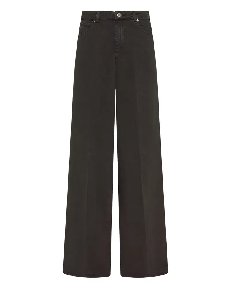 CRUNA Taylor wide-leg trousers - Schwarz Schwarz