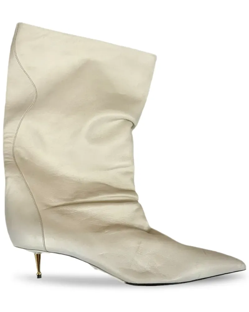 Tom Ford Stiefel mit spitzer Kappe - Nude Nude