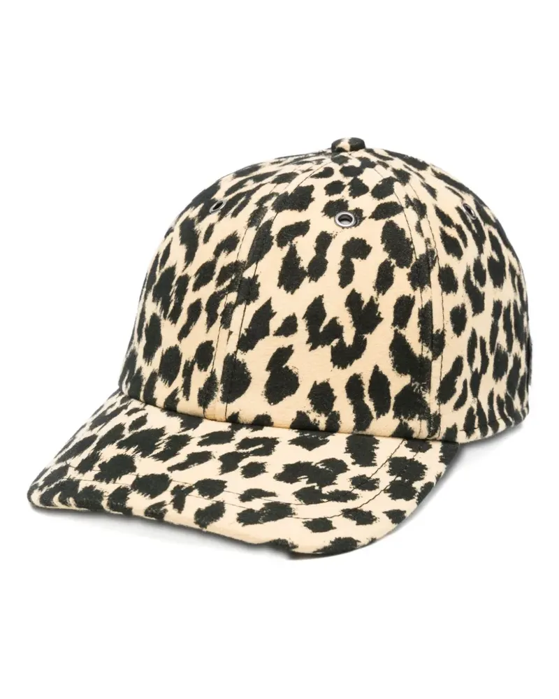 ASPESI leopard-print cap - Nude Nude