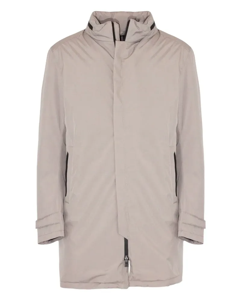 Herno removable-hood parka - Grau Grau