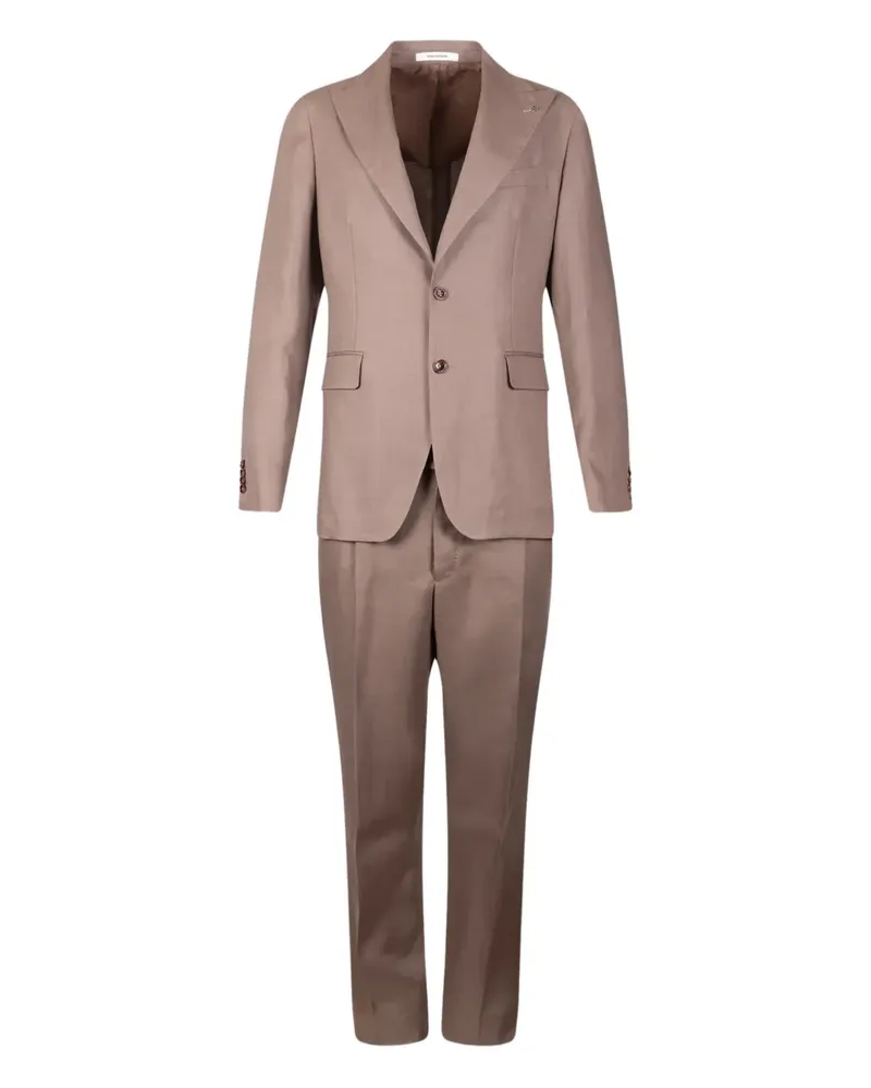 Tagliatore Anzug mit steigendem Revers - Braun Braun