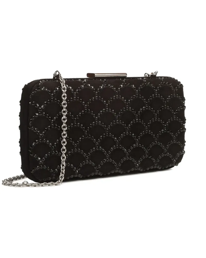 Sergio Rossi Sr Mermaid Clutch - Schwarz Schwarz