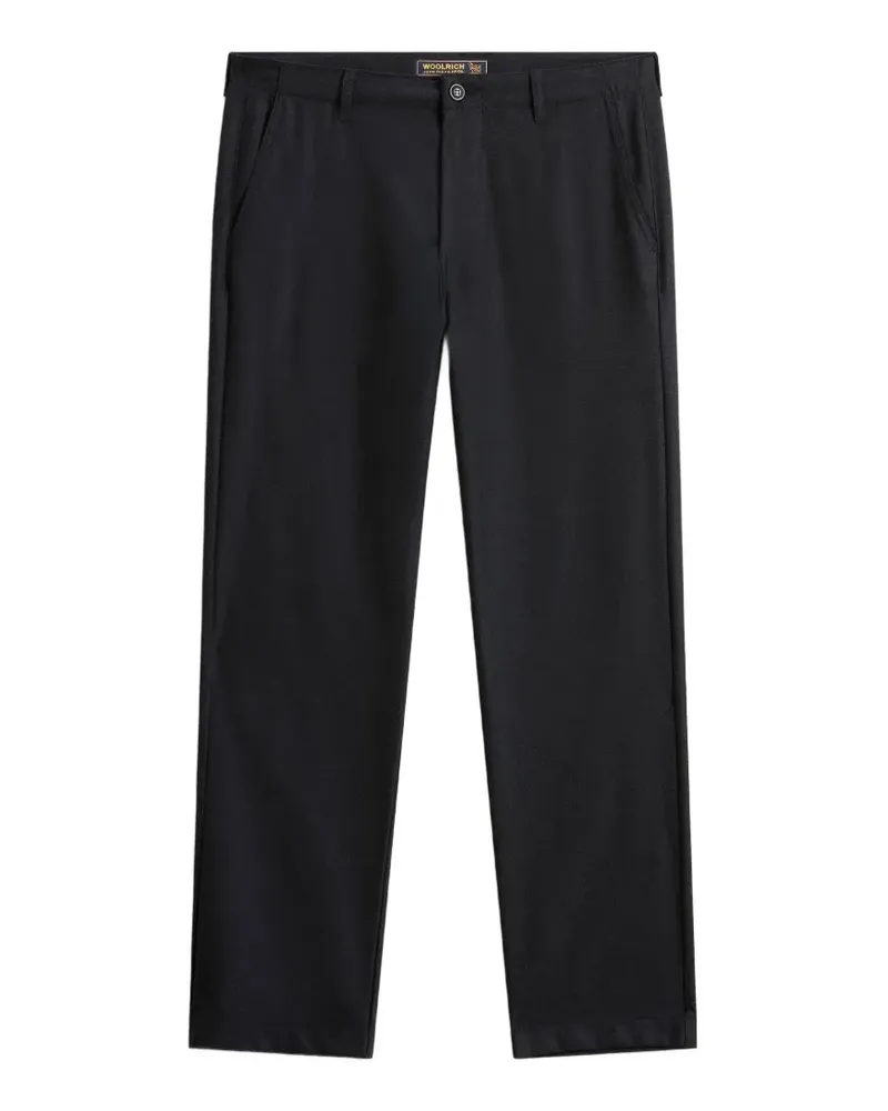 Woolrich flannel chino trousers - Schwarz Schwarz