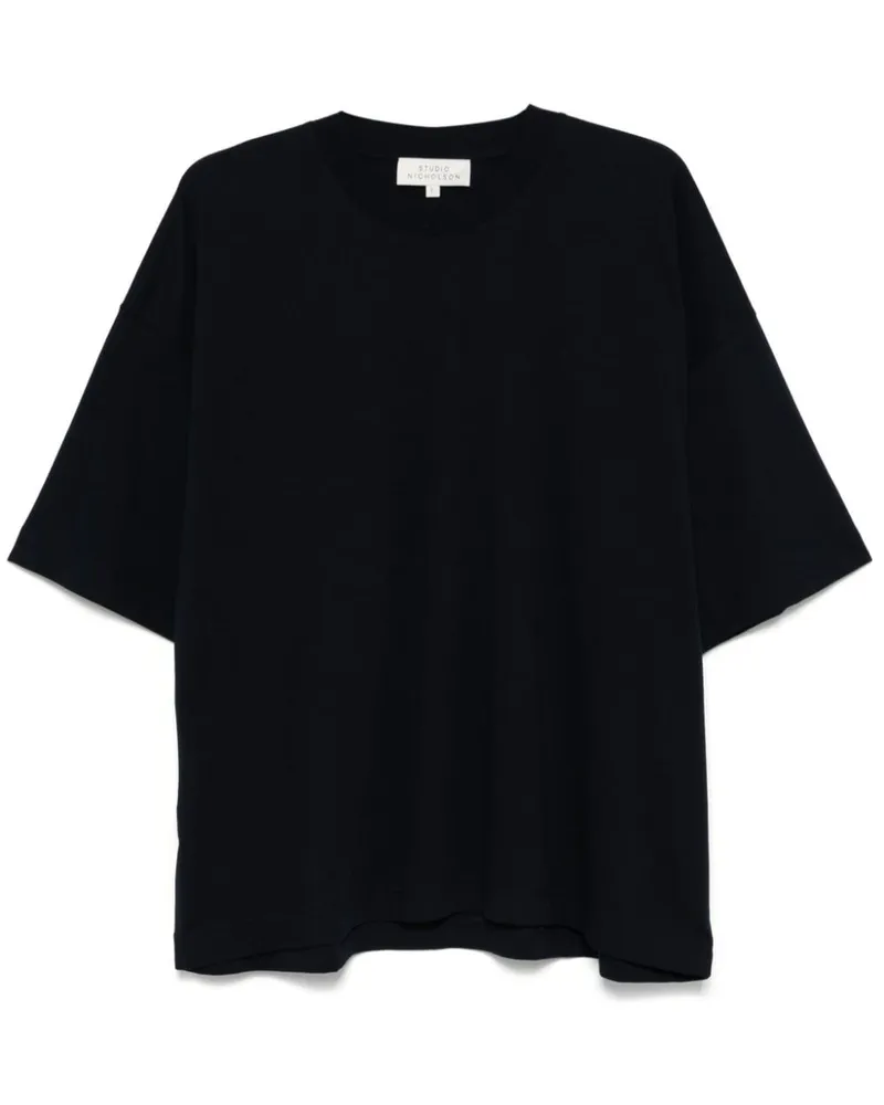 Studio Nicholson Piu T-Shirt - Blau Blau