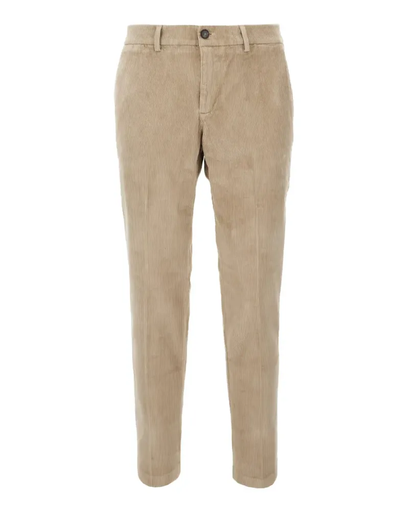 CRUNA corduroy-effect trousers - Nude Nude