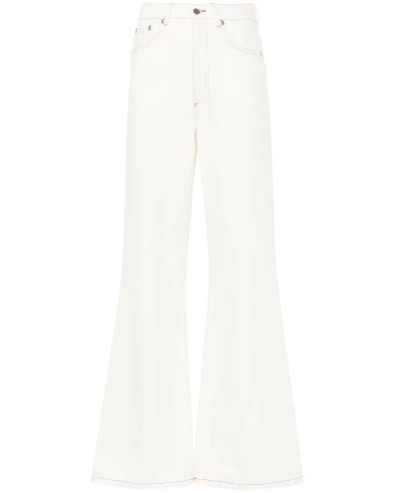 A.P.C. Hoch sitzende Clinteau Jeans Nude