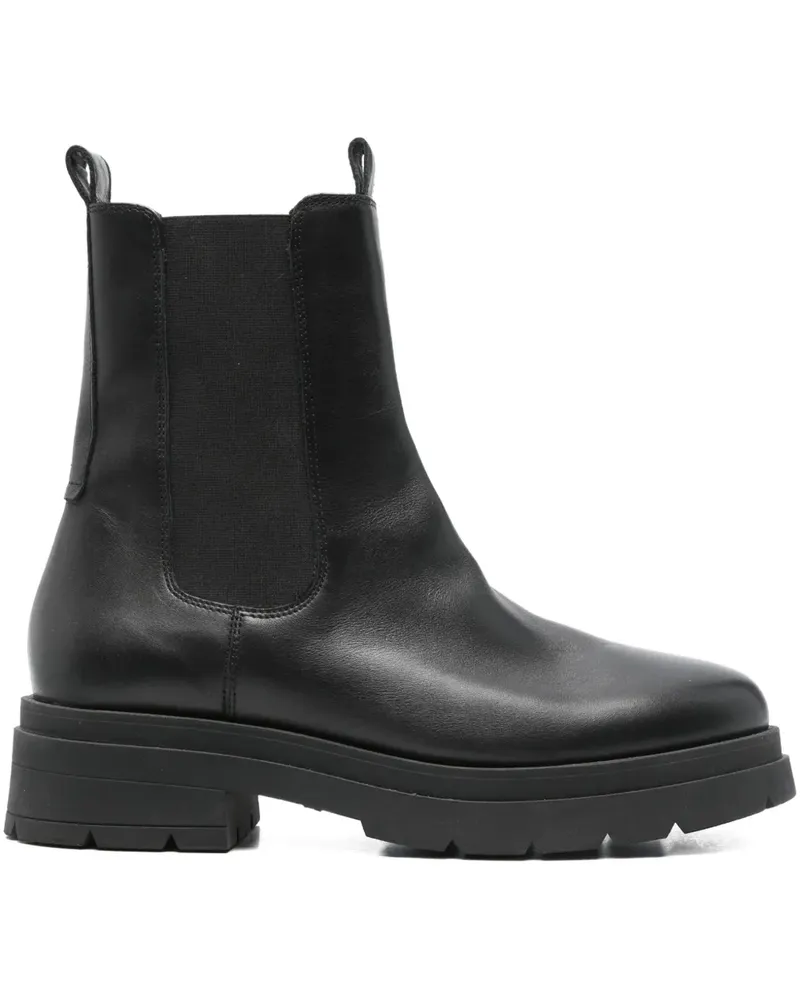 Marc O'Polo Stiefel mit elastischen Einsätzen - Schwarz Schwarz