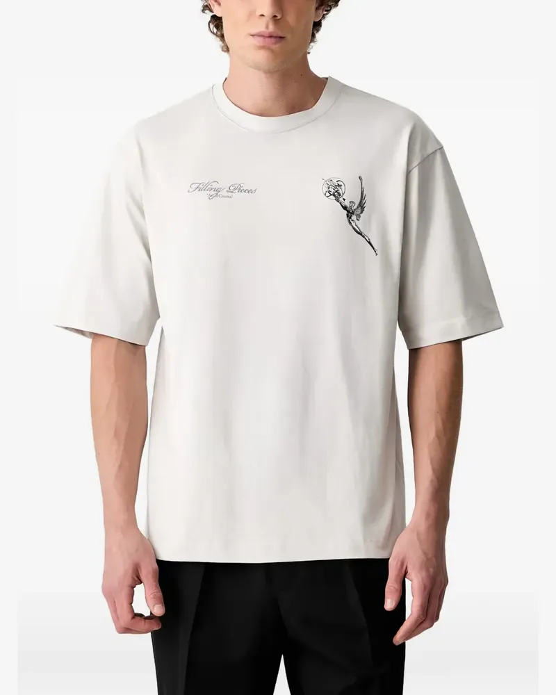 Filling Pieces graphic-print T-shirt - Nude Nude