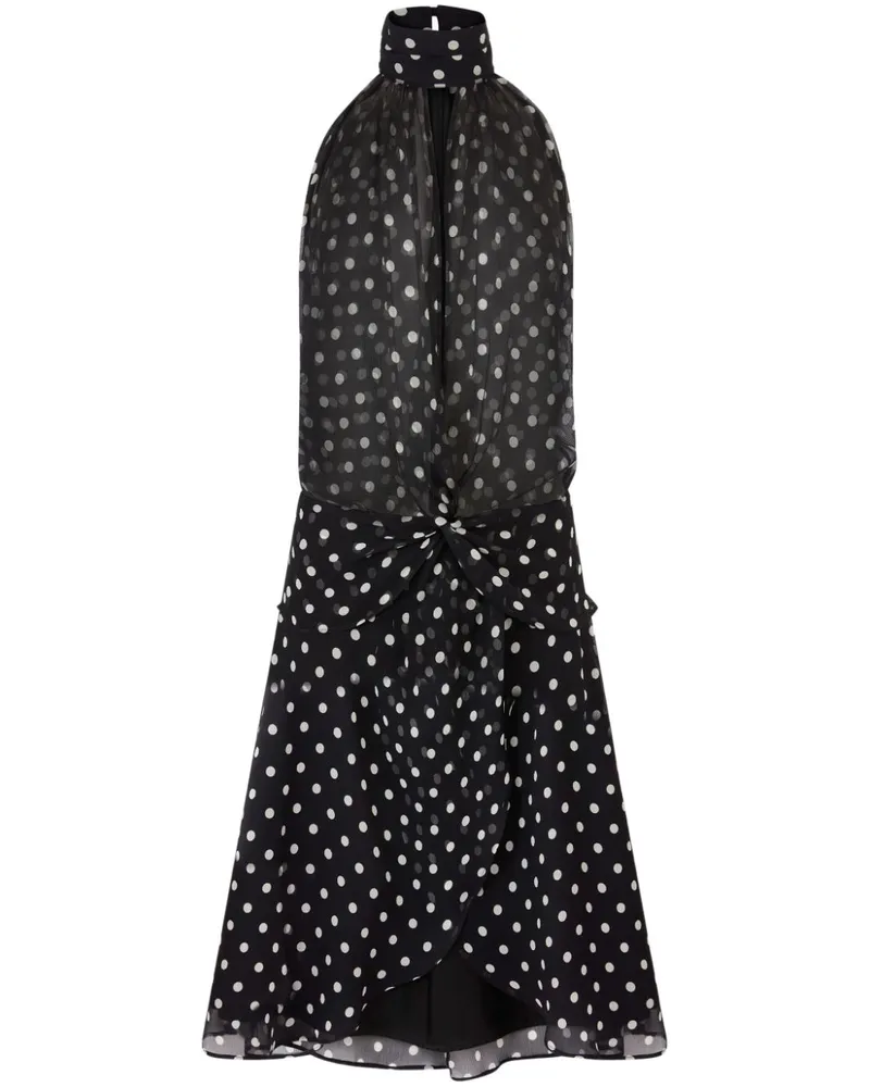 Nina Ricci Kleid mit Neckholder-Ausschnitt - Schwarz Schwarz
