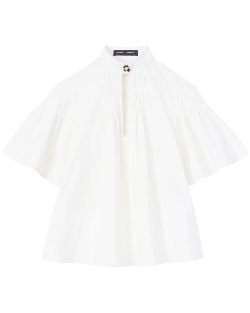 Proenza Schouler Ausgestellte Bluse - Weiß Weiß