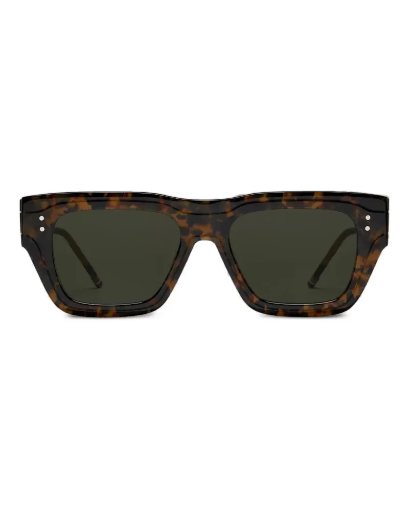 Thom Browne Sonnenbrille in Schildpattoptik - Braun Braun