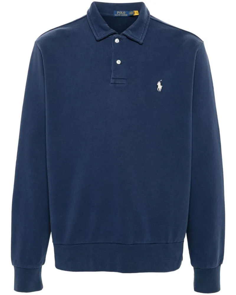 Ralph Lauren Poloshirt mit Polo Pony - Blau Blau
