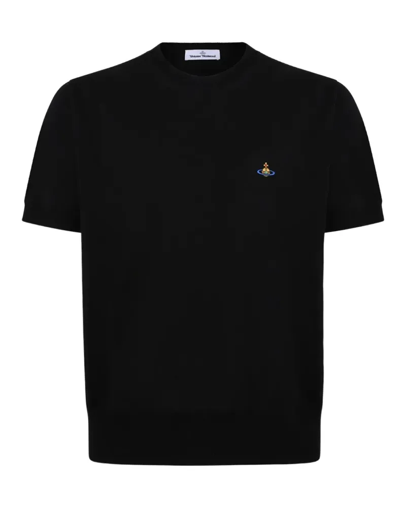 Vivienne Westwood Alex logo T-shirt - Schwarz Schwarz