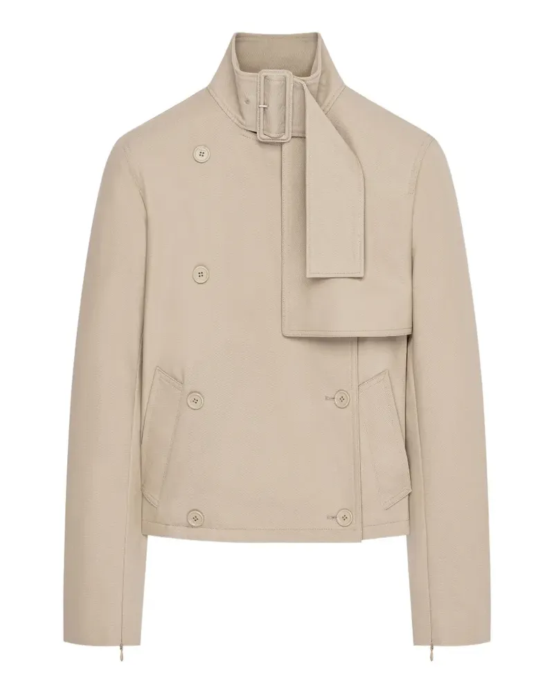 Courrèges Trenchcoat mit Schnallendetail - Nude Nude