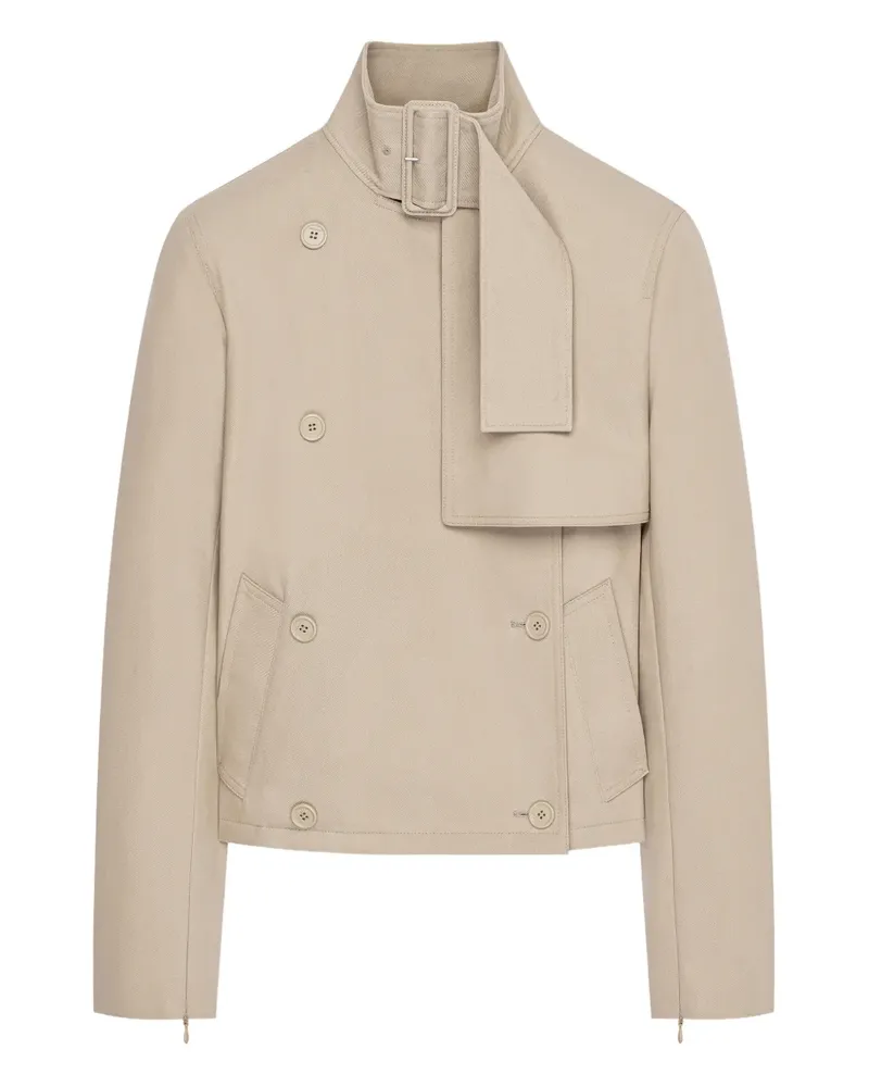 Courrèges Trenchcoat mit Schnallendetail - Nude Nude