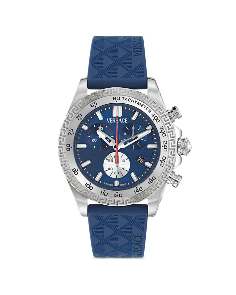 Versace Chrono X 44mm - Blau Blau