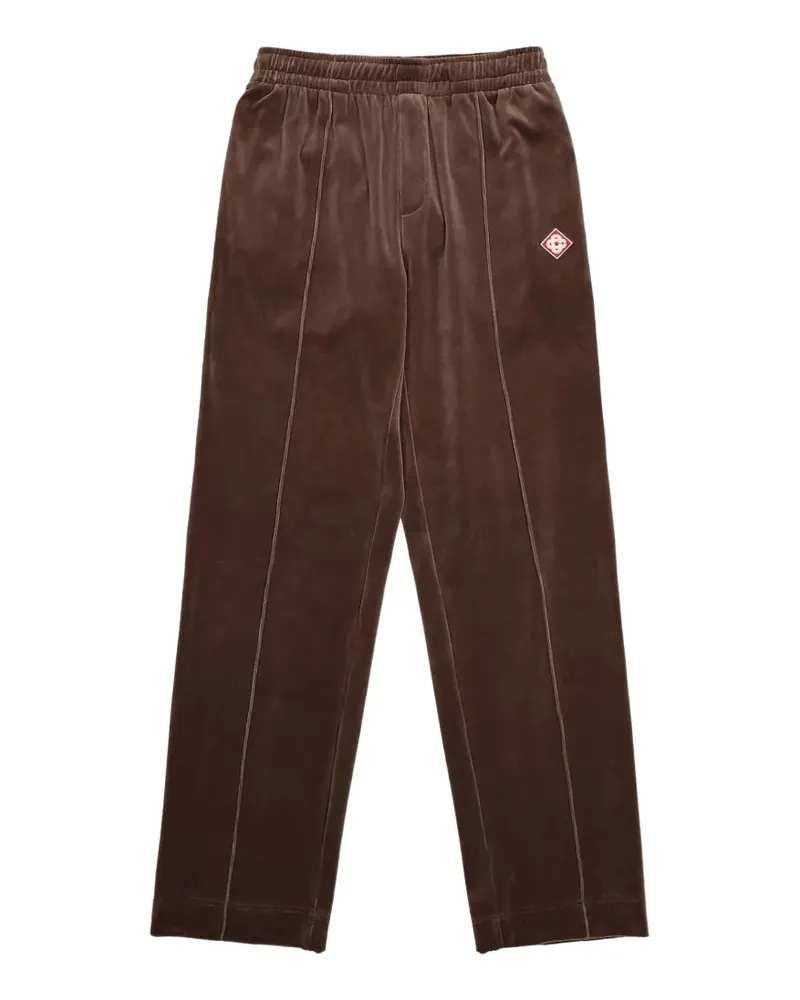 Casablanca Paris Velour track pants - Braun Braun