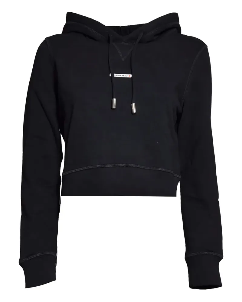 Dsquared2 Logo Mini Hoodie - Schwarz Schwarz