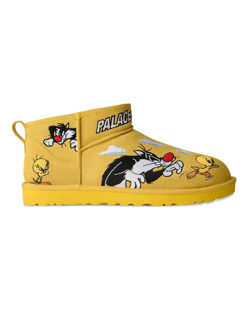 UGG x Palace x Looney Tunes Ultra mini Stiefel - Gelb Gelb
