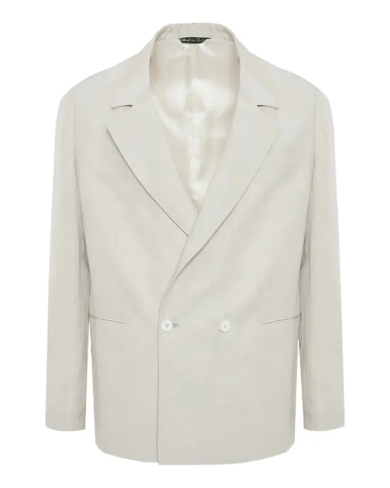 Costumein double-breasted regular fit blazer - Nude Nude