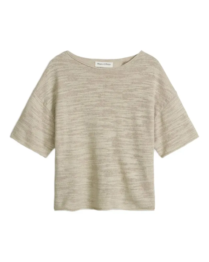 Marc O'Polo short-sleeve knit sweater - Nude Nude