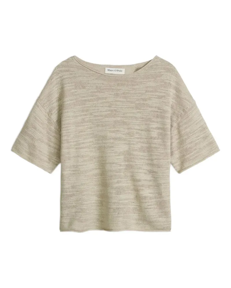 Marc O'Polo short-sleeve knit sweater - Nude Nude