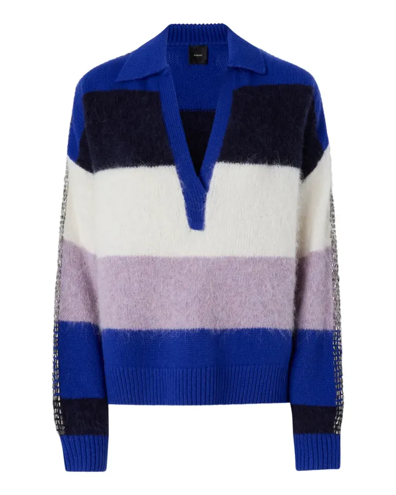 Pinko Pullover mit Nieten - Blau Blau
