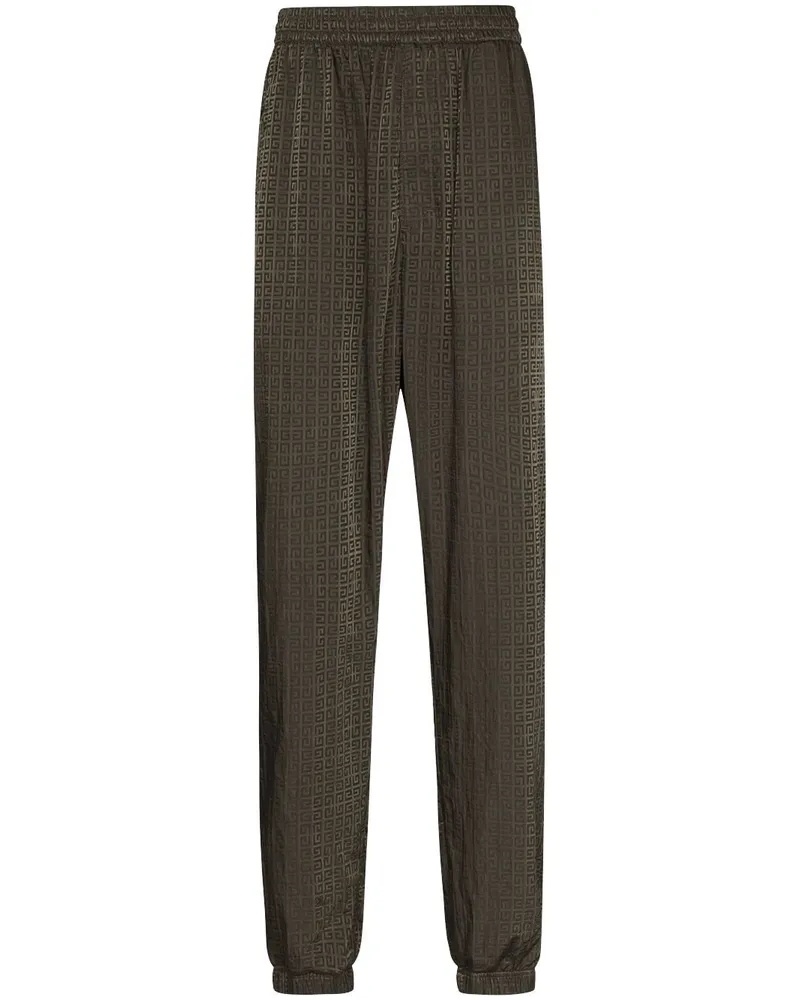 Givenchy Jogginghose mit GG-Jacquardmuster - Grün Grün