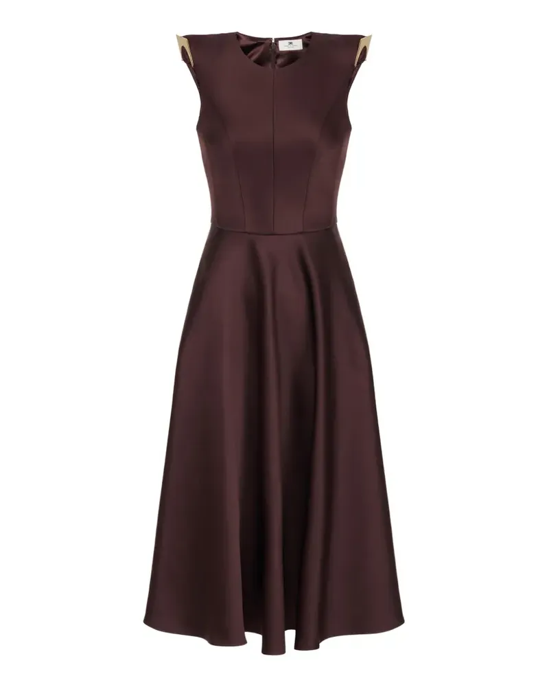 Elisabetta Franchi sleeveless midi dress - Braun Braun