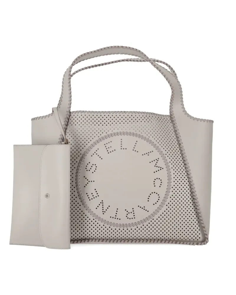 Stella McCartney Tote Bag mit Logo-Detail - Nude Nude